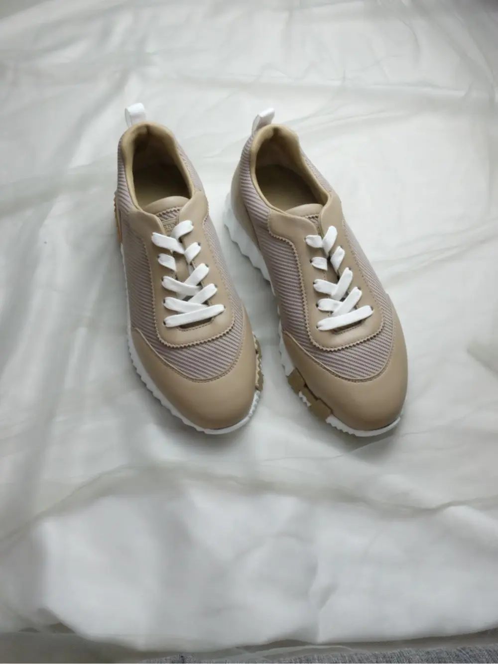 HERMES BOUNCING BEIGE LIN PERFO