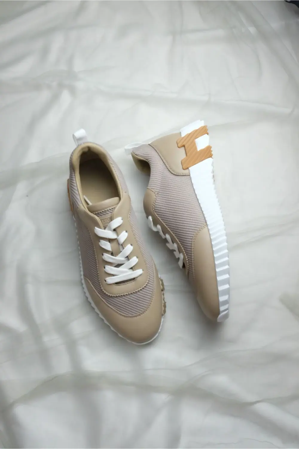 HERMES BOUNCING BEIGE LIN PERFO