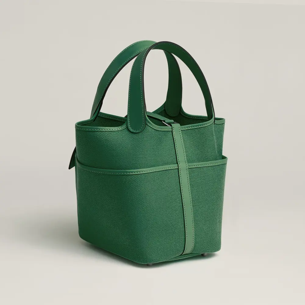 HERMES PICOTIN 18 CARGO VERT VERTIGO PHW