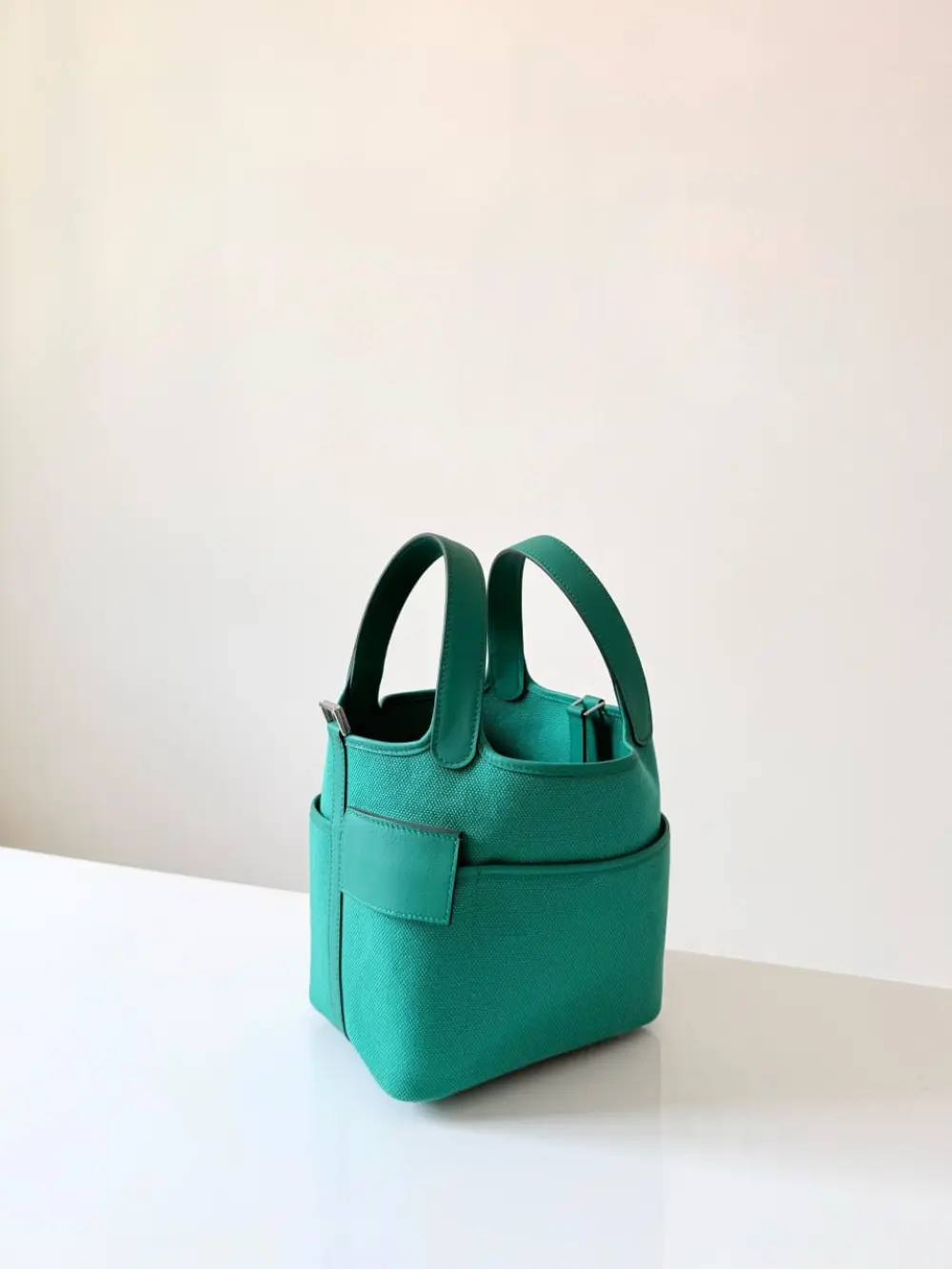 HERMES PICOTIN 18 CARGO VERT VERTIGO PHW
