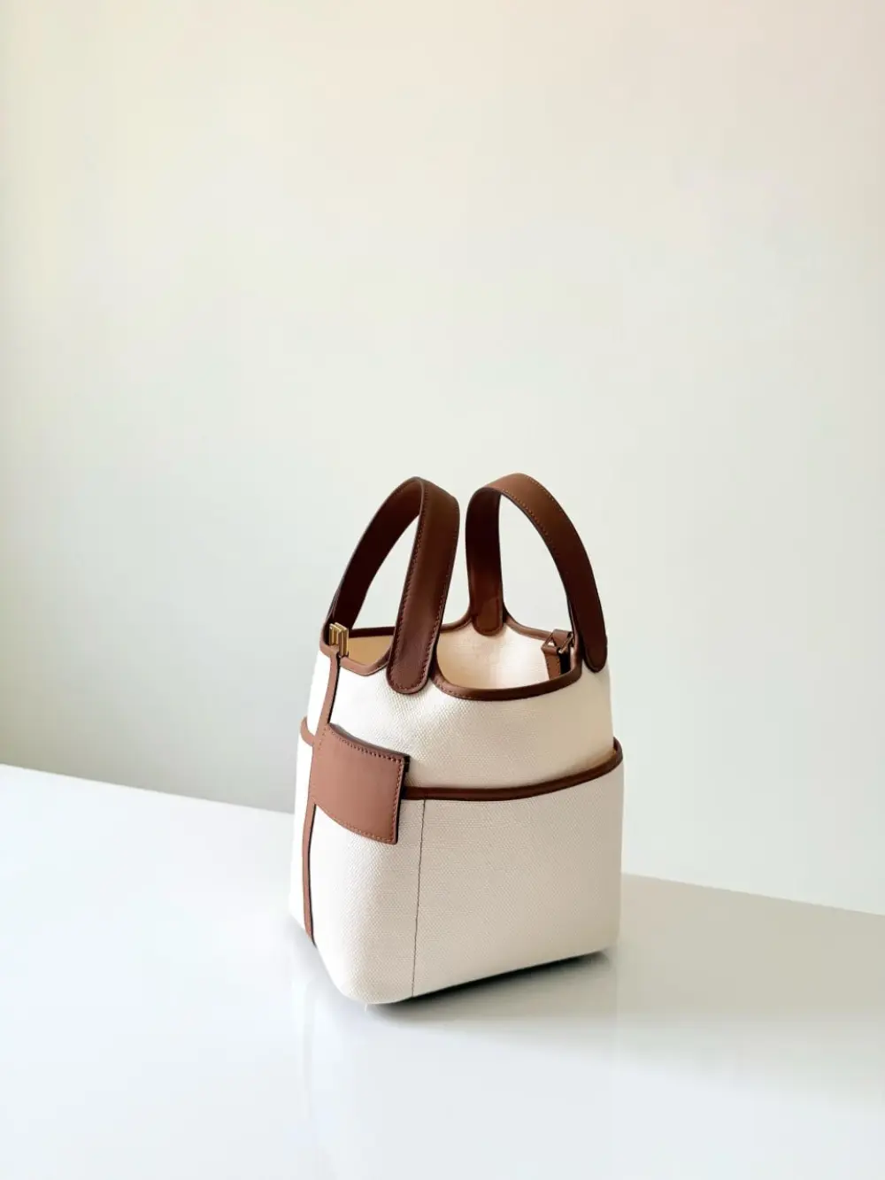 HERMES PICOTIN 18 CARGO ECRU / GOLD GHW