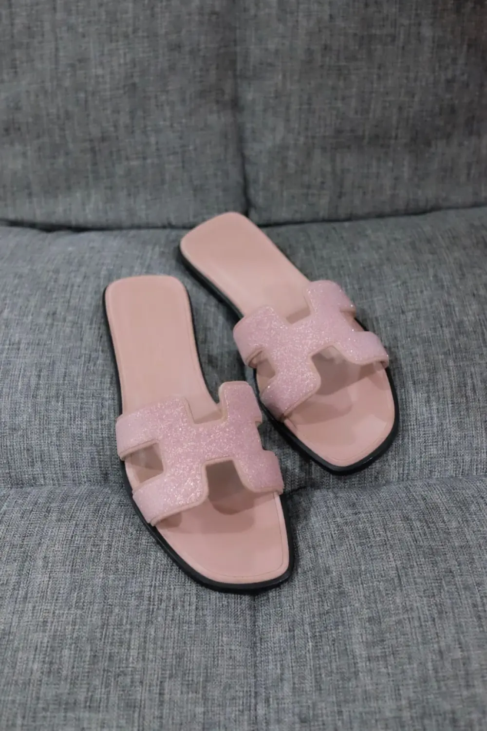 HERMES ORAN CRYSTAL PINK