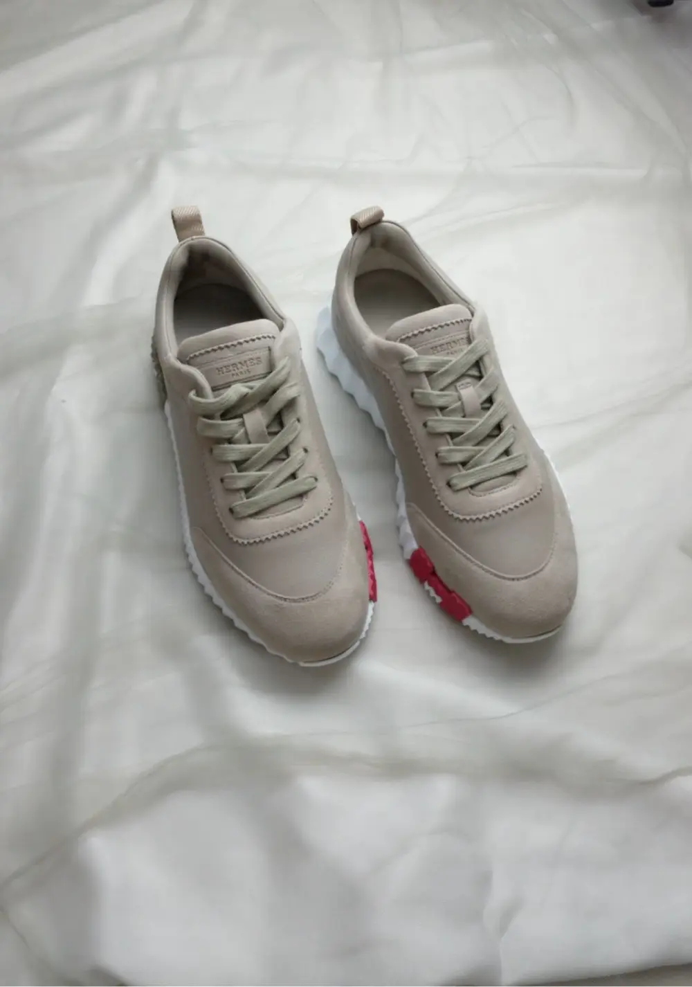 HERMES BOUNCING BEIGE GALET LEATHER