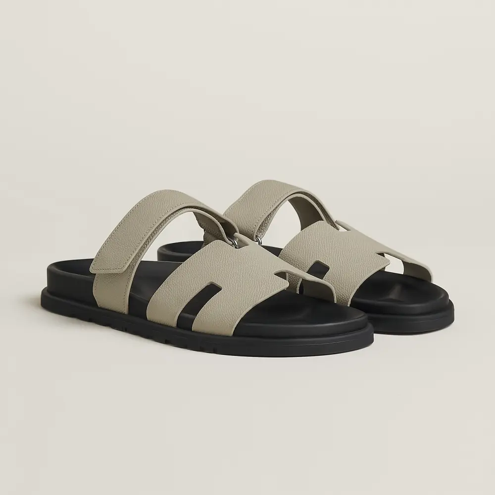 CHYPRE · BEIGE ESQUISSE / BLACK EPSOM