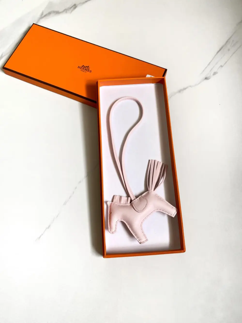 HERMES RODEO CHARM PM ROSE DARLING