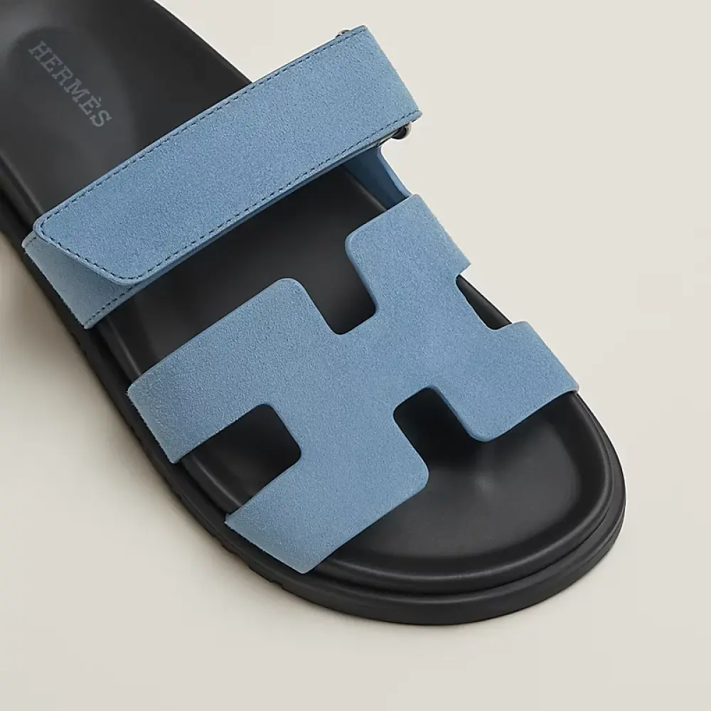 HERMES CHYPRE BLUE JEAN SUEDE