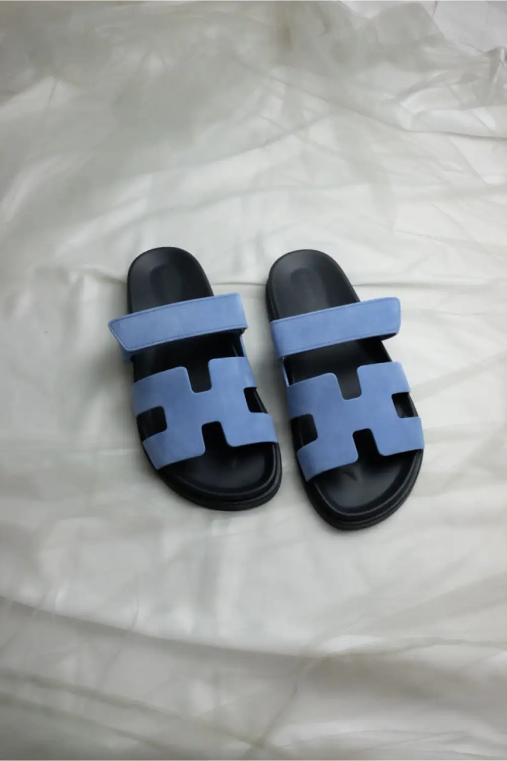 HERMES CHYPRE BLUE JEAN SUEDE