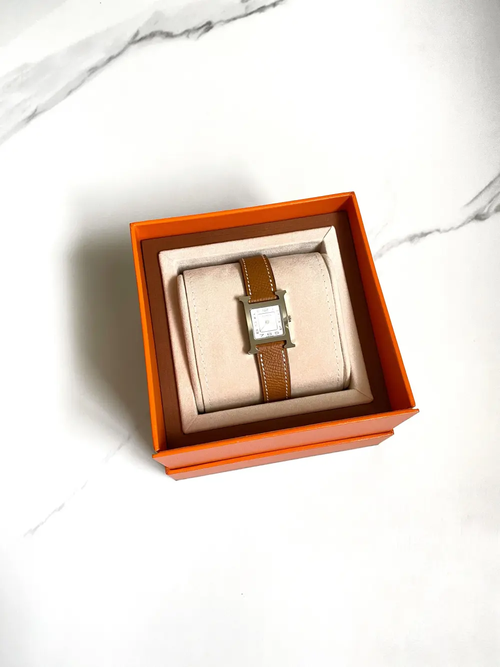 HERMES HHOUR PM GOLD EPSOM PHW