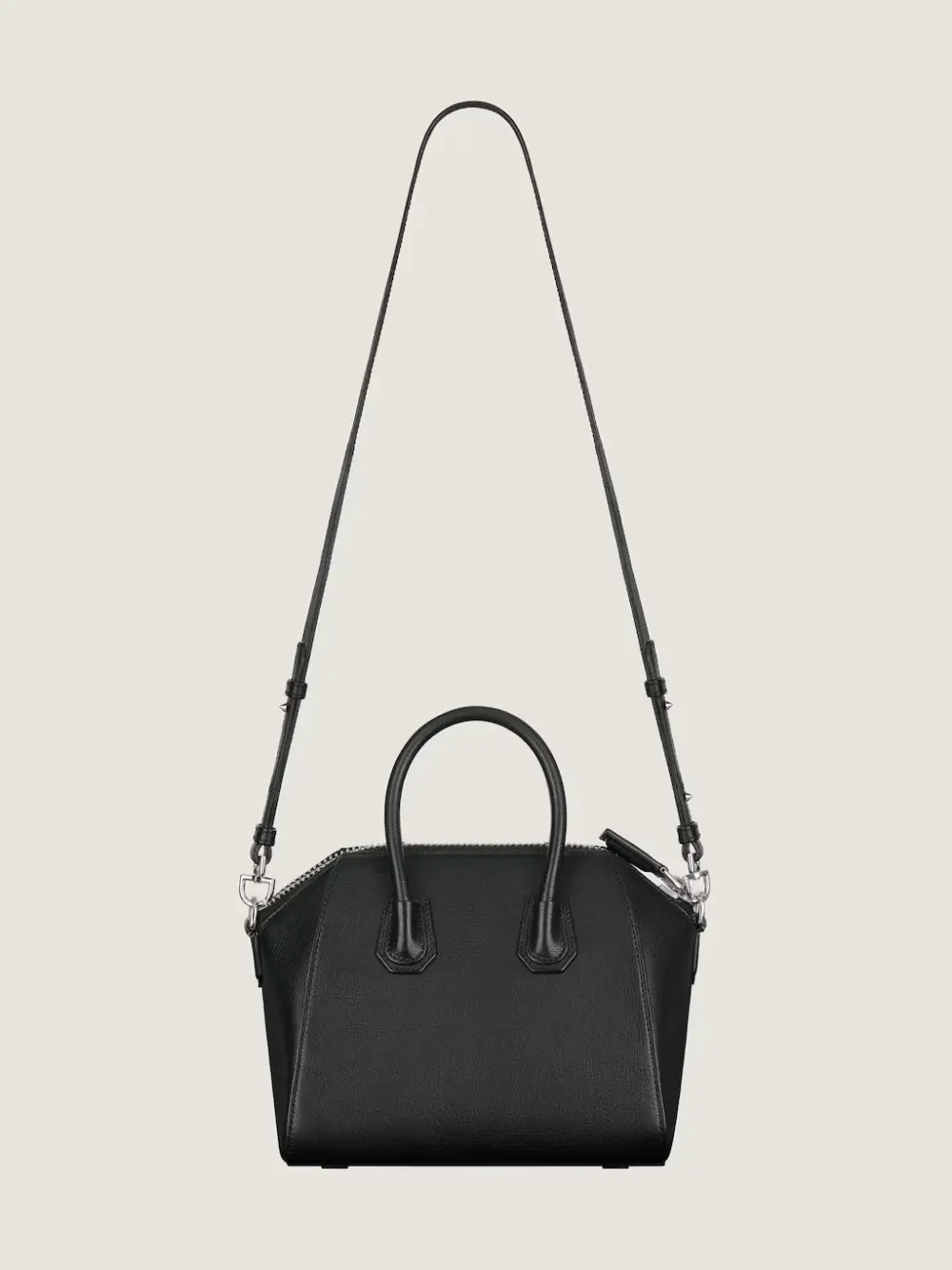 GIVENCHY MINI ANTIGONA BAG BLACK GRAINED LEATHER SHW