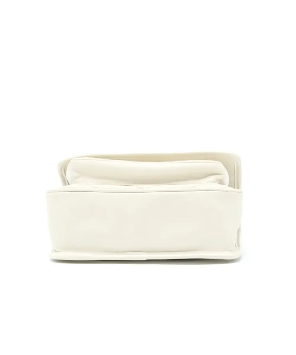 YSL SAINT LAURENT NIKI BABY VINTAGE LEATHER WHITE RHW