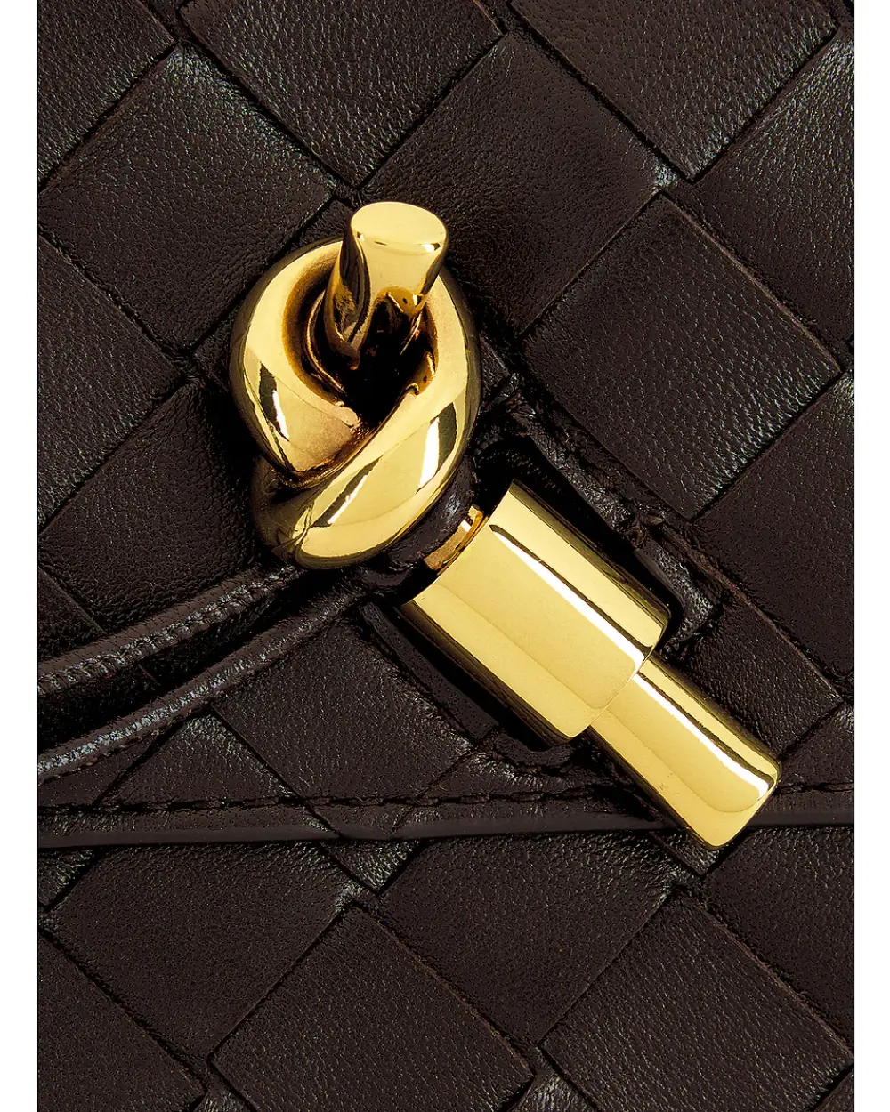 BOTTEGA VENETA BV MINI ANDIAMO CROSSBODY BAG FONDANT GHW