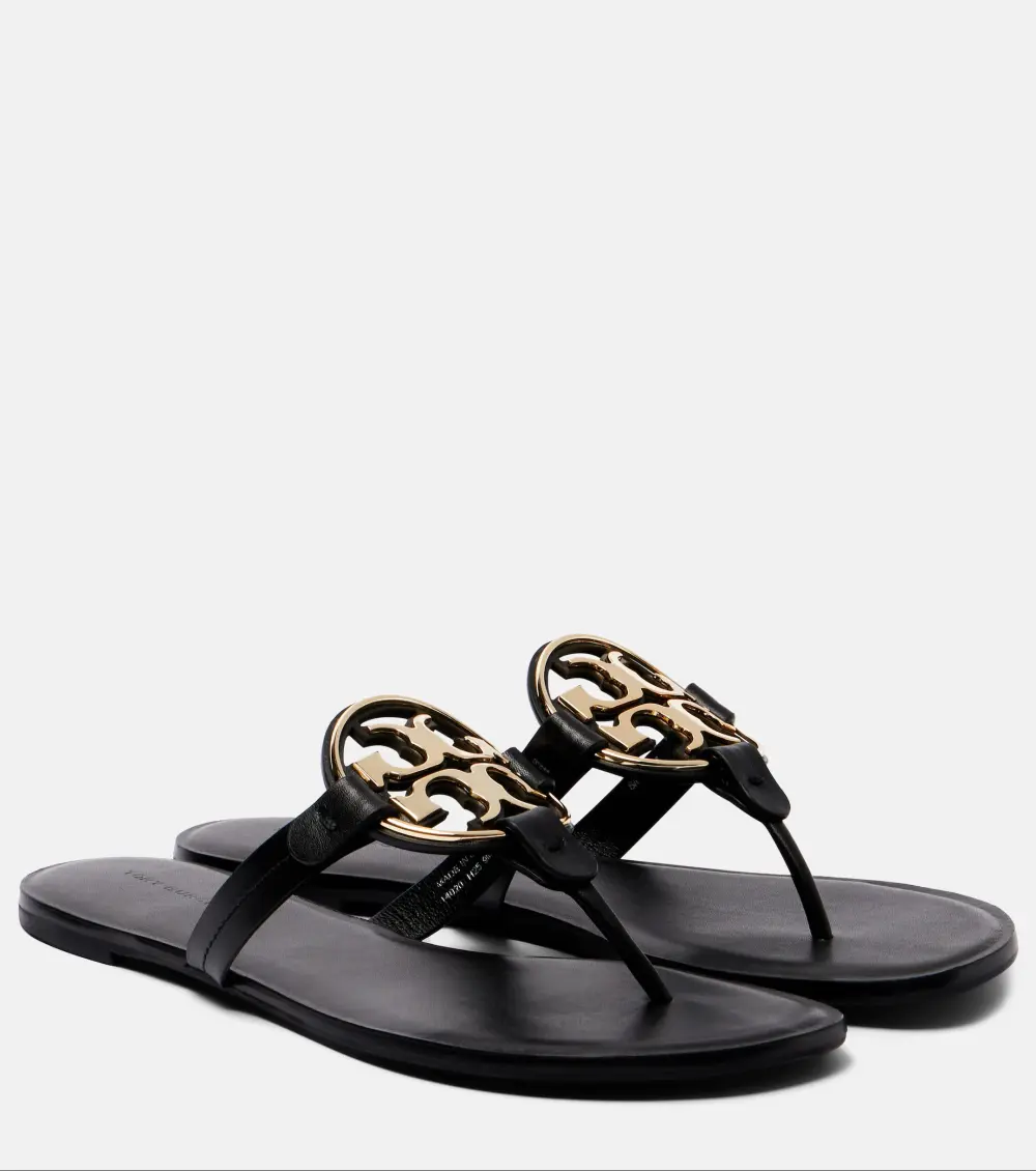 METAL MILLER SOFT SANDAL · PERFECT BLACK GHW