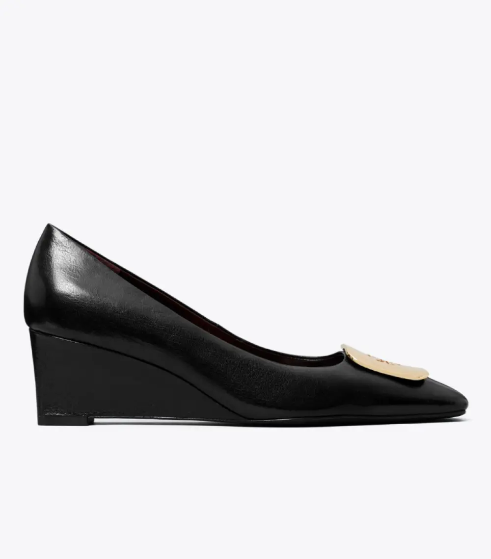 TORY BURCH GEORGIA WEDGE 55MM PERFECT BLACK GHW