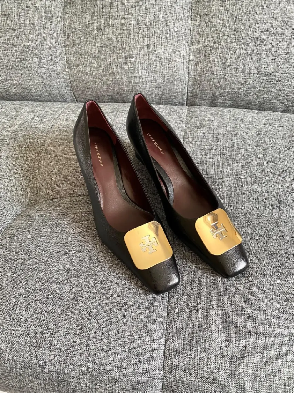TORY BURCH GEORGIA WEDGE 55MM PERFECT BLACK GHW