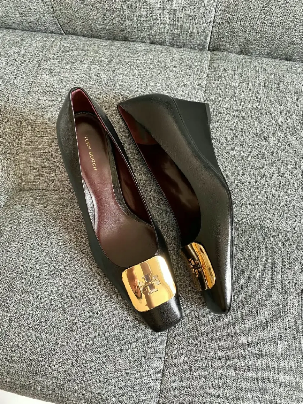 TORY BURCH GEORGIA WEDGE 55MM PERFECT BLACK GHW
