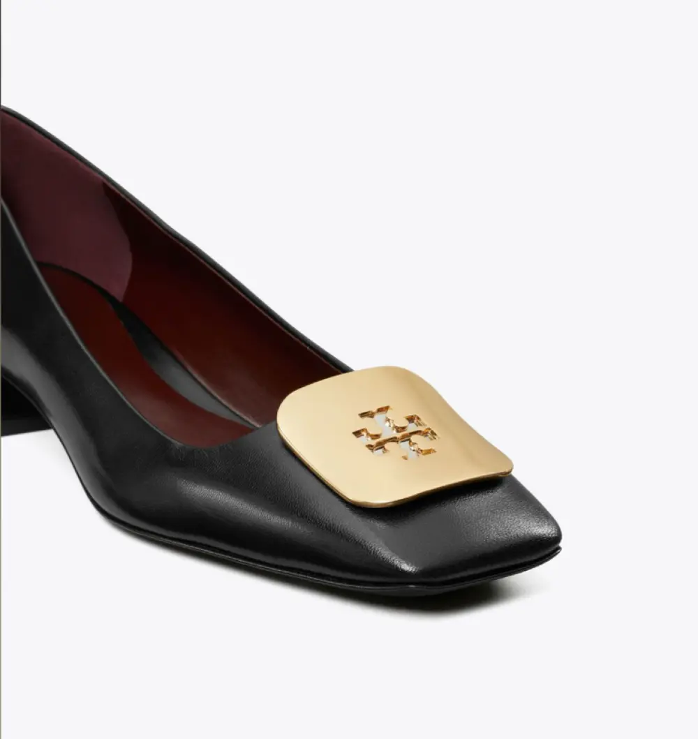 TORY BURCH GEORGIA PUMP 35MM PERFECT BLACK GHW