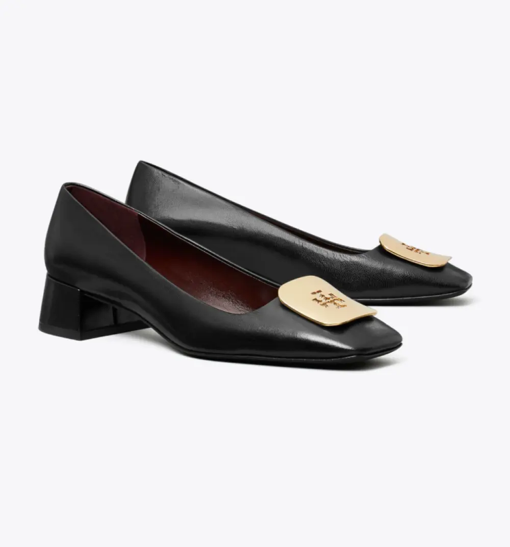 TORY BURCH GEORGIA PUMP 35MM PERFECT BLACK GHW
