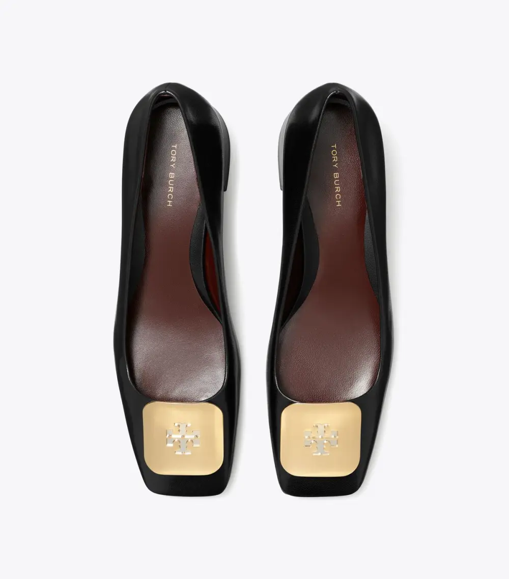 TORY BURCH GEORGIA PUMP 35MM PERFECT BLACK GHW