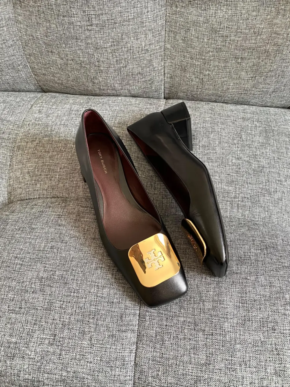 TORY BURCH GEORGIA PUMP 35MM PERFECT BLACK GHW
