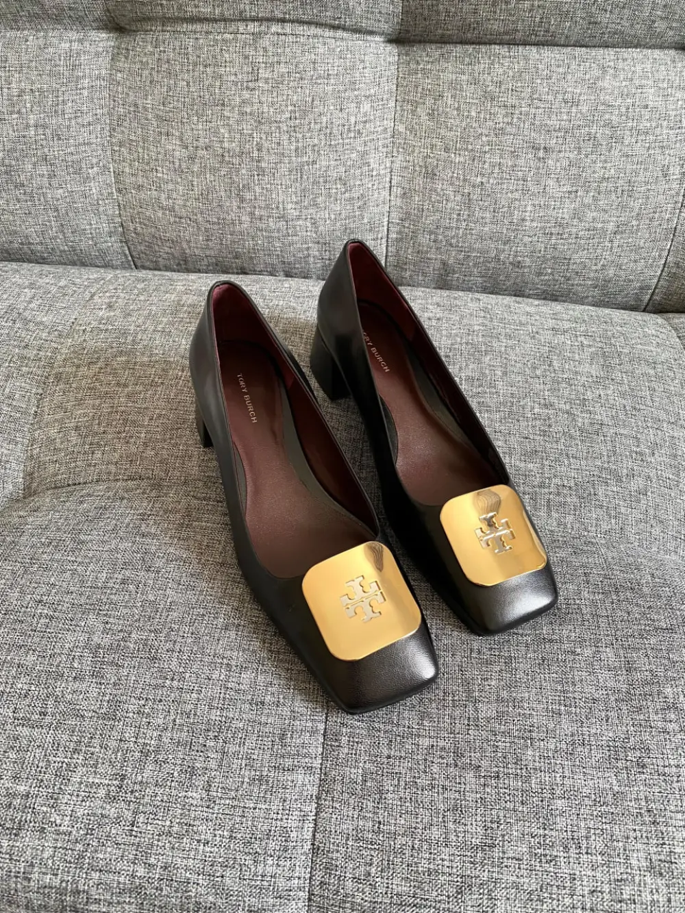 TORY BURCH GEORGIA PUMP 35MM PERFECT BLACK GHW