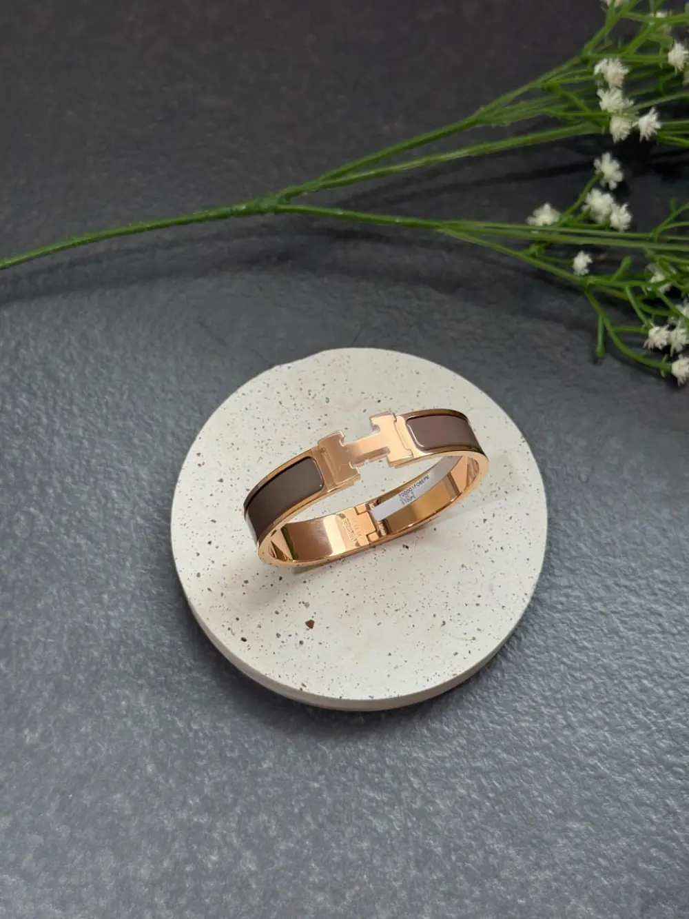 HERMES CLIC H BRACELET ETOUPE RGHW