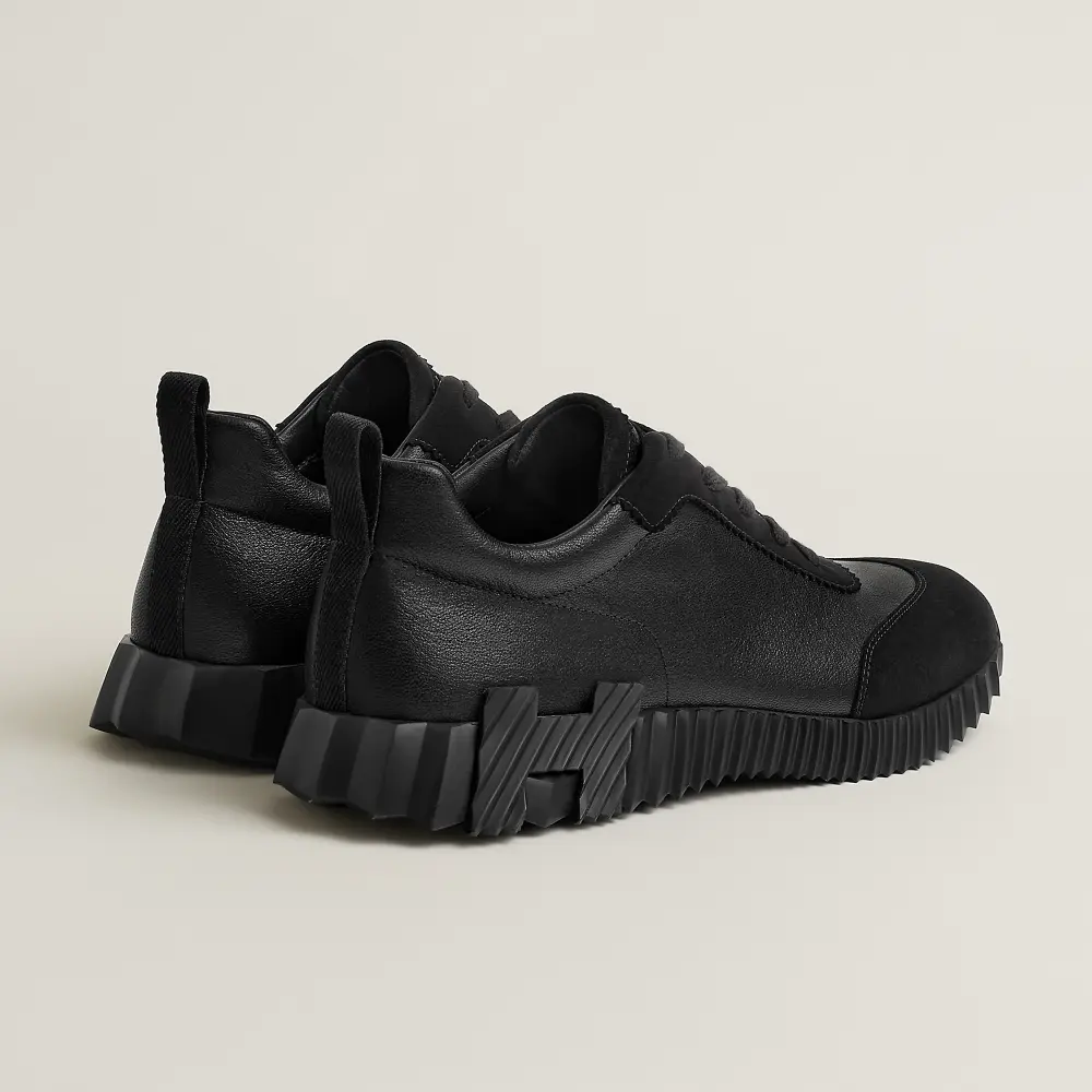 HERMES BOUNCING ALL BLACK LEATHER