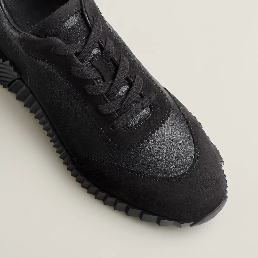 HERMES BOUNCING ALL BLACK LEATHER