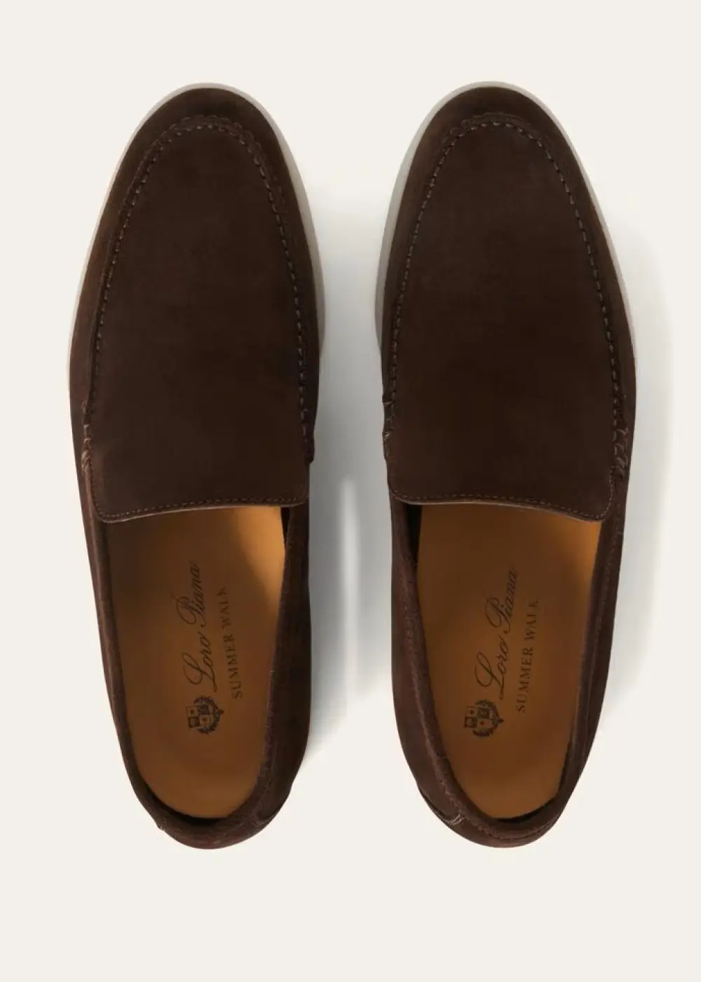 LORO PIANA SUMMER CHAMRS WALK LOAFER MEN SUEDE CHOCOLATE (H026)