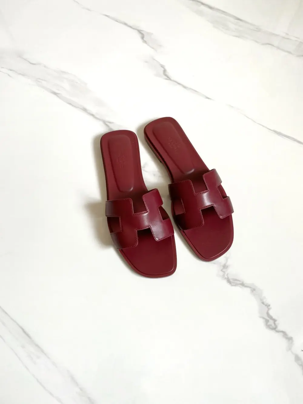 HERMES ORAN ROUGE BORDEAUX