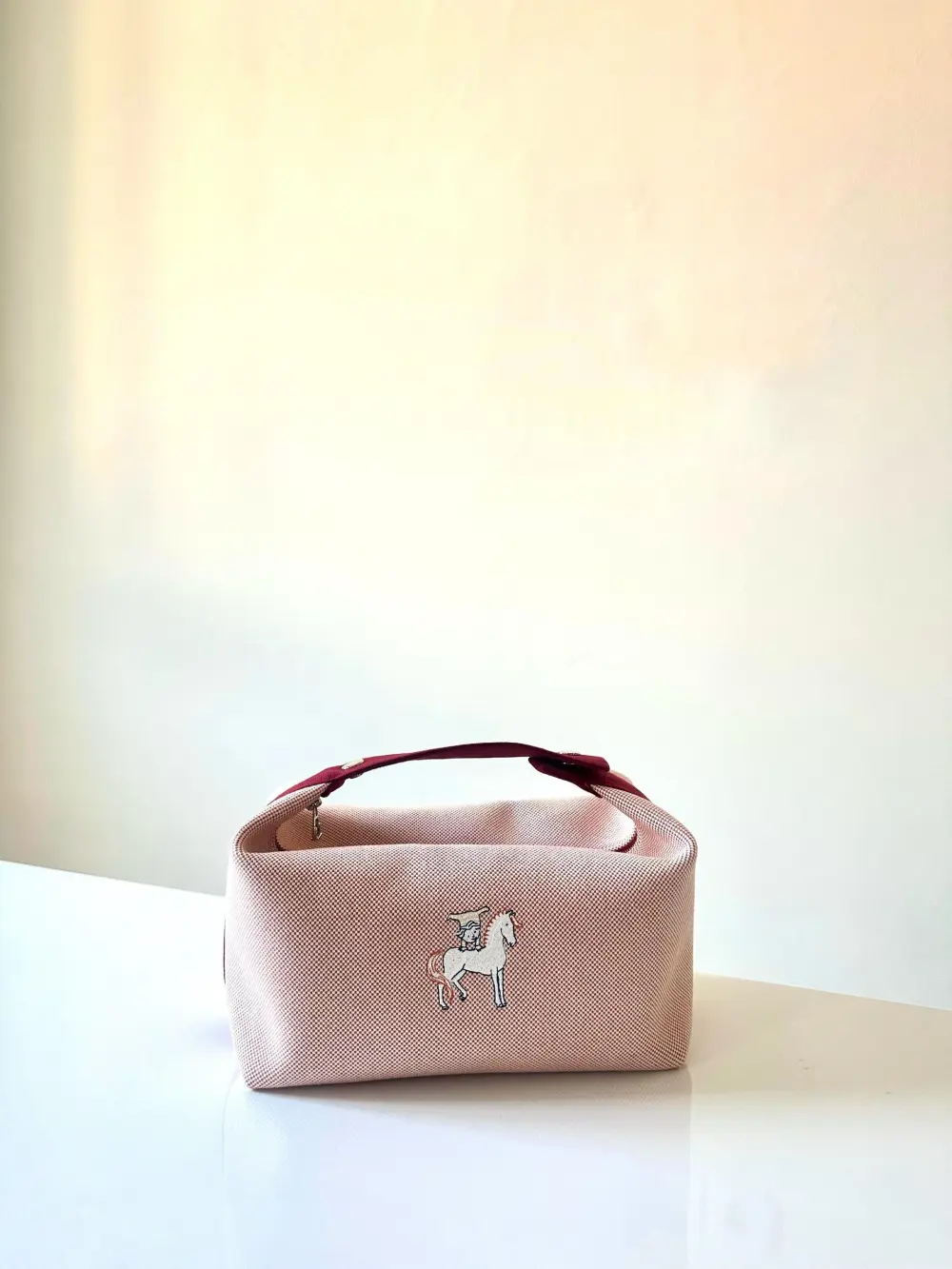 HERMES BRIDE A BRAC CABRIOLE GM TERRACOTTA