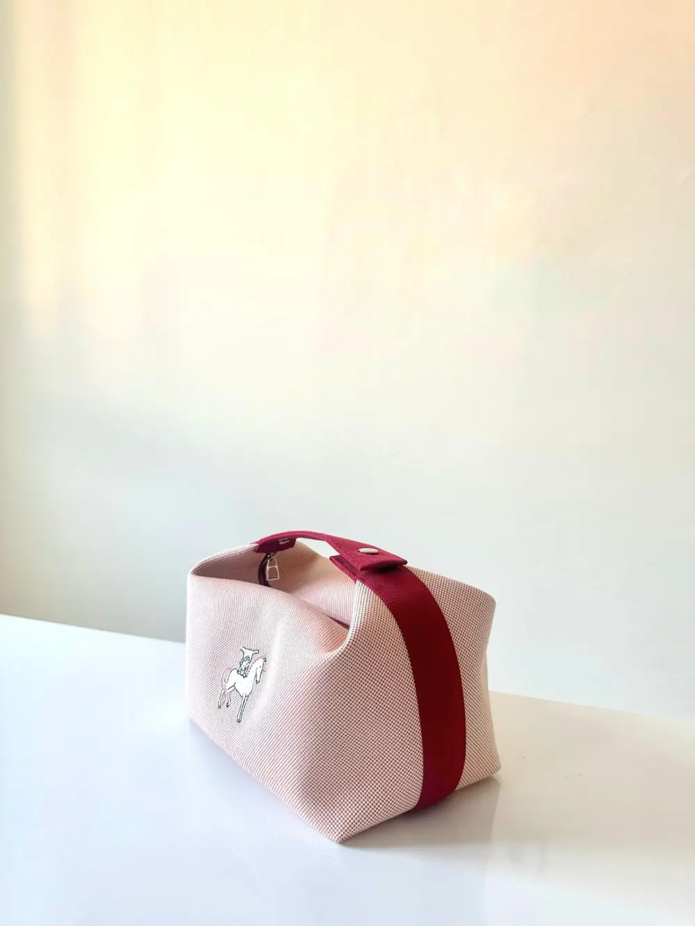 HERMES BRIDE A BRAC CABRIOLE GM TERRACOTTA