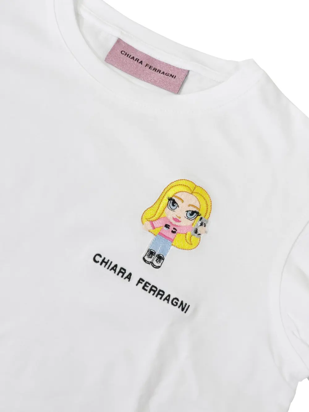 CHIARA FERAGANI WOMEN TSHIRT CF mascotte white
